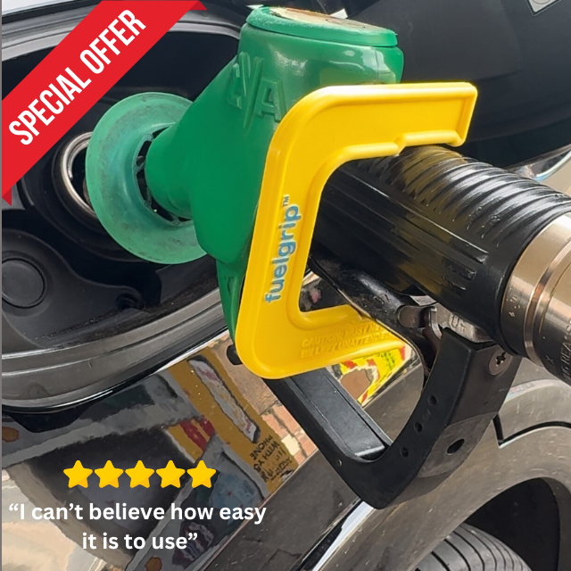 FuelGrip - Fuel Station Auto Pilot Tool Used As A Nozzle Trigger Clip