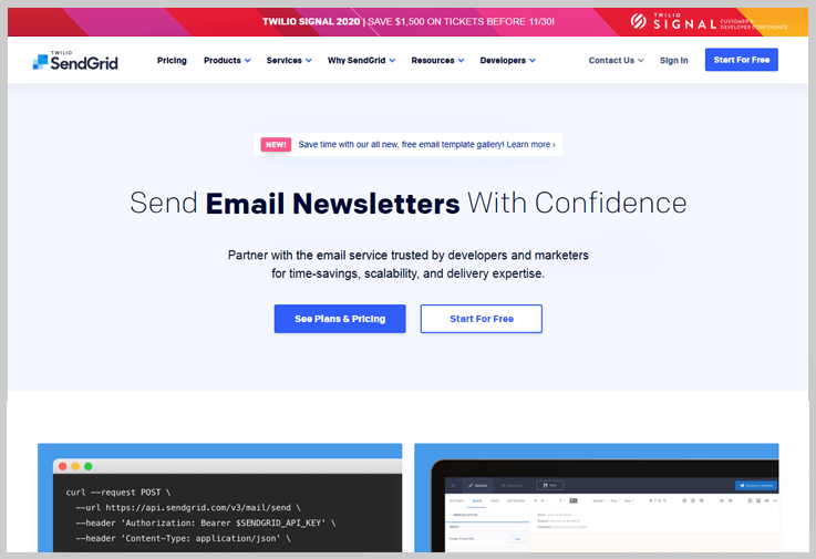Twilio sendgrid software