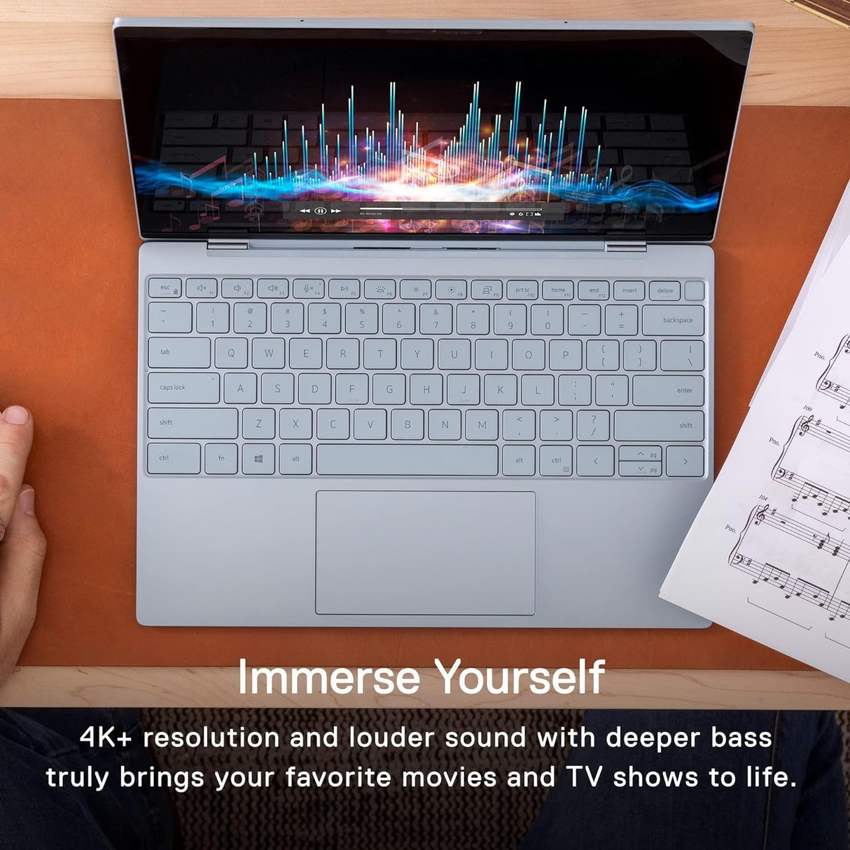 Dell XPS 13 9315 Laptop, 12th Gen Intel Evo Core i7-1250U, 13.4 Inch UHD+ 500nit Touchscreen, 16GB RAM, 512GB SSD, Win 11H (Sky)