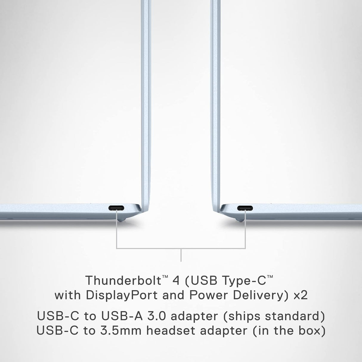 Dell XPS 13 9315 Laptop, 12th Gen Intel Evo Core i7-1250U, 13.4 Inch UHD+ 500nit Touchscreen, 16GB RAM, 512GB SSD, Win 11H (Sky)