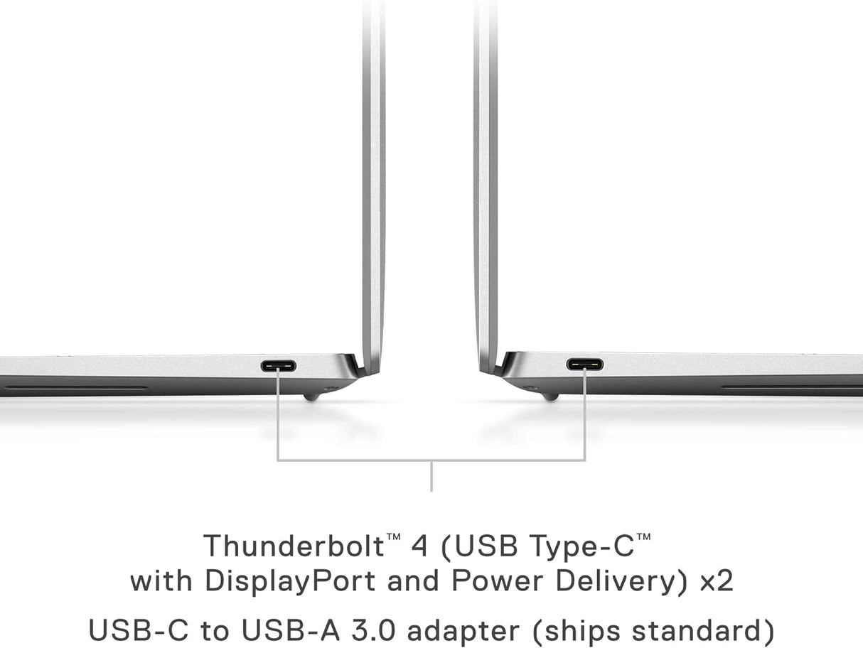 Dell XPS 13 Plus 9320 13.4" OLED 3.5K Laptop, Intel Evo Core i7-1260P, 16GB RAM, 512GB SSD, Touchscreen, Backlit Keyboard, Fingerprint Reader, Windows 11 Home (Silver)