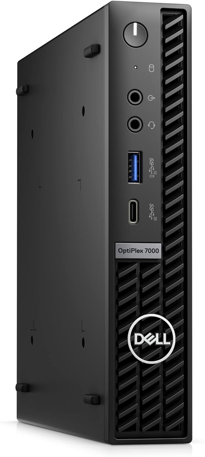 Dell OptiPlex MFF Plus Mini Desktop PC, Intel Core i7-13700T 1.4GHz, 16GB DDR4, 512GB PCIe NVMe, No-DVD, Intel UHD, WIFI 6E, Bluetooth, Windows 11 Pro